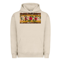 Pigment French Oak western  leopardfloral licanse plate Urban Hoodie - Artiststas