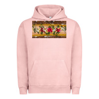 Pigment Salmon western  leopardfloral licanse plate Urban Hoodie - Artiststas