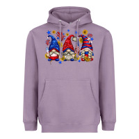 Lavender American gnomes with sunflowers Heavyweight Hoodie - texasbilliewilder