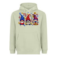 Matcha American gnomes with sunflowers Heavyweight Hoodie - texasbilliewilder