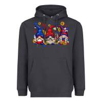 Smoke American gnomes with sunflowers Heavyweight Hoodie - texasbilliewilder