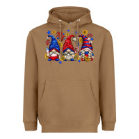 Toasted Coconut American gnomes with sunflowers Heavyweight Hoodie - texasbilliewilder