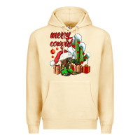 Pina Colada merry cowgirl  boots and cactus with gifts Premium Hoodie - AdoDesignShop