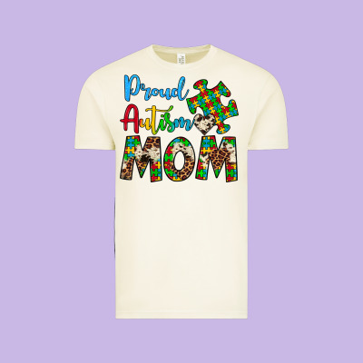 Proud Autism Mom Vintage Tee Designed By Artiststas