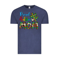 Vintage Denim proud autism mom Vintage Tee - Artiststas