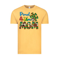 Vintage Mustard proud autism mom Vintage Tee - Artiststas