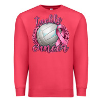 Cardinal Tackle Cancer Volleyball Premium Sweatshirt - texasbilliewilder