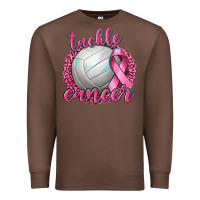 Chestnut Tackle Cancer Volleyball Premium Sweatshirt - texasbilliewilder