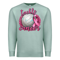 Seafoam Tackle Cancer Volleyball Premium Sweatshirt - texasbilliewilder
