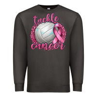 Smoke Tackle Cancer Volleyball Premium Sweatshirt - texasbilliewilder