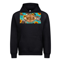 Black western wild and sunflower leopard turquoise cowhide licanse plate Urban Hoodie - Artiststas