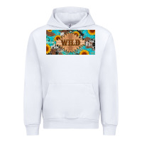 White western wild and sunflower leopard turquoise cowhide licanse plate Urban Hoodie - Artiststas