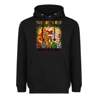 Black torn between looki like a snack and eatin one Heavyweight Hoodie - Zillion Design Studio