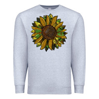 Heather Grey camouflage flitter sunflowers Premium Sweatshirt - RanaPortraitStore