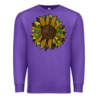 Purple camouflage flitter sunflowers Premium Sweatshirt - RanaPortraitStore