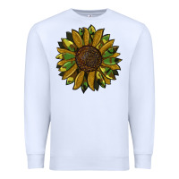White camouflage flitter sunflowers Premium Sweatshirt - RanaPortraitStore