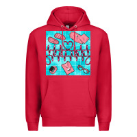 Cardinal nurse heart beat seamless pattern Premium Hoodie - BundleAndBundleShop