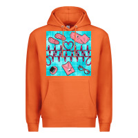 Carrot nurse heart beat seamless pattern Premium Hoodie - BundleAndBundleShop