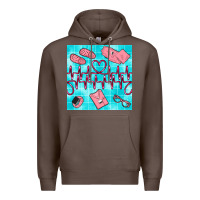 Coffee nurse heart beat seamless pattern Premium Hoodie - BundleAndBundleShop