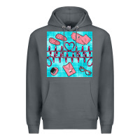 Rock nurse heart beat seamless pattern Premium Hoodie - BundleAndBundleShop