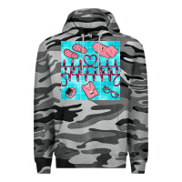 Slate Camo nurse heart beat seamless pattern Premium Hoodie - BundleAndBundleShop