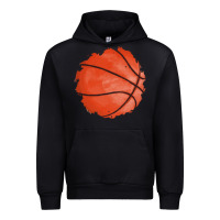Black basketball patch Urban Hoodie - AdoDesignShop