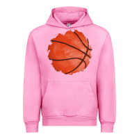 Fuchsia Pink basketball patch Urban Hoodie - AdoDesignShop