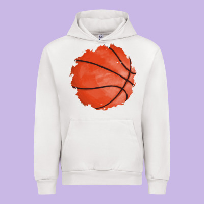 Basketball Patch Urban Hoodie Designed By Adodesignshop
