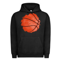 Pigment Black basketball patch Urban Hoodie - AdoDesignShop