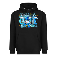 Black im snow cute Heavyweight Hoodie - Zillion Design Studio