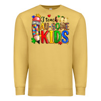 Antique Gold i teach au some kids Premium Sweatshirt - Zillion Design Studio