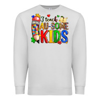 Dove Grey i teach au some kids Premium Sweatshirt - Zillion Design Studio