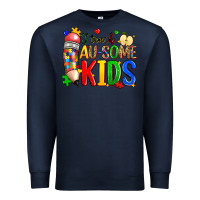 Navy i teach au some kids Premium Sweatshirt - Zillion Design Studio