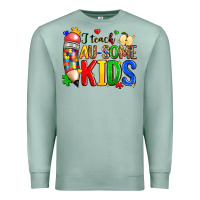 Seafoam i teach au some kids Premium Sweatshirt - Zillion Design Studio