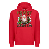 Red howdy santa Premium Hoodie - AdoDesignShop
