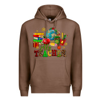 Chestnut christmas jolly teachers Premium Hoodie - AdoDesignShop