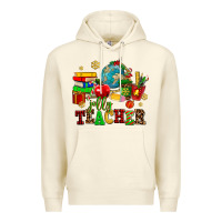 Sandshell christmas jolly teachers Premium Hoodie - AdoDesignShop