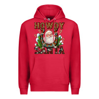 Cardinal howdy santa Premium Hoodie - AdoDesignShop