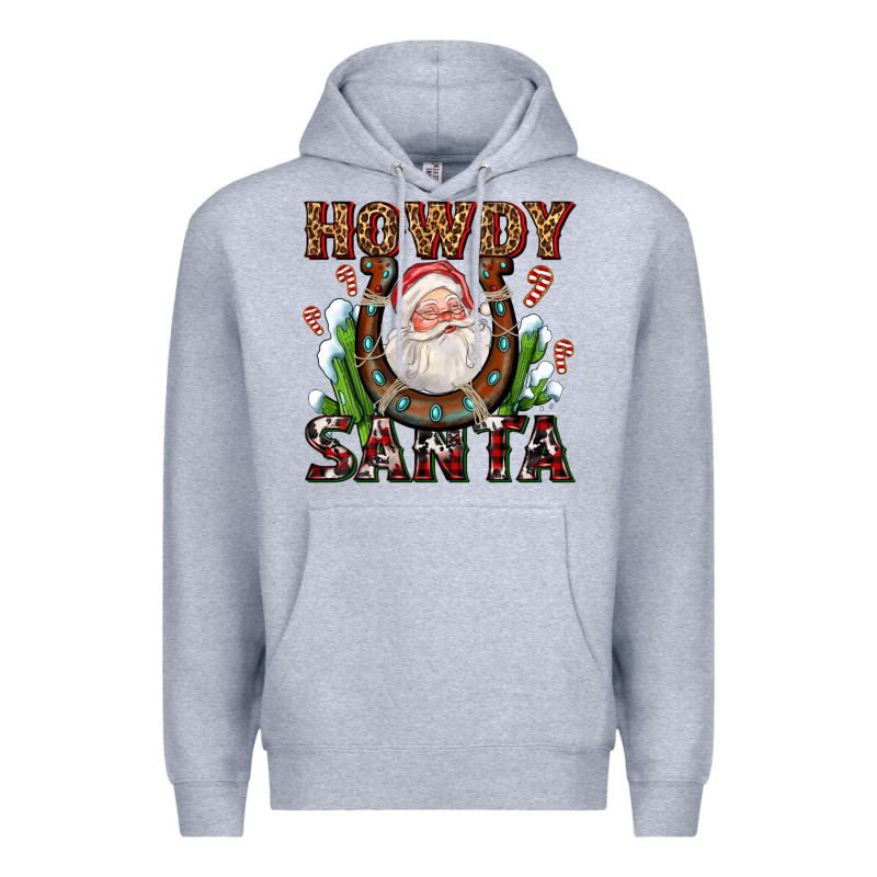 Howdy Santa Premium Hoodie by AdoDesignShop | Teevron