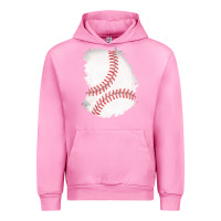 Fuchsia Pink baseball patch Urban Hoodie - AdoDesignShop