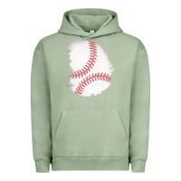 Pigment Oil Green baseball patch Urban Hoodie - AdoDesignShop