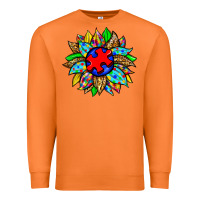Carrot autism sunflower Premium Sweatshirt - Zillion Design Studio