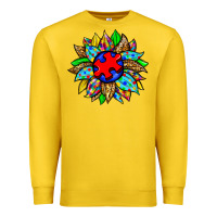 Lemon autism sunflower Premium Sweatshirt - Zillion Design Studio