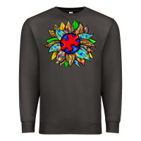 Smoke autism sunflower Premium Sweatshirt - Zillion Design Studio