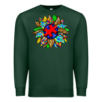 Sports Green autism sunflower Premium Sweatshirt - Zillion Design Studio