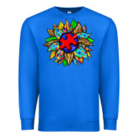 True Royal autism sunflower Premium Sweatshirt - Zillion Design Studio