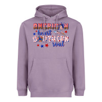 Lavender American heart southern soul Heavyweight Hoodie - texasbilliewilder