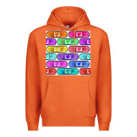 Carrot plaster seamless pattern Premium Hoodie - BundleAndBundleShop