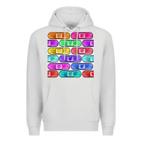 Dove Grey plaster seamless pattern Premium Hoodie - BundleAndBundleShop