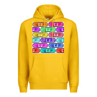Lemon plaster seamless pattern Premium Hoodie - BundleAndBundleShop